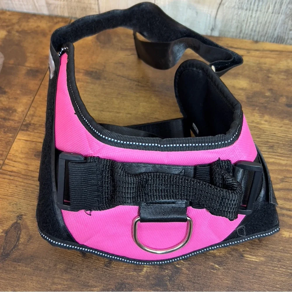 Leia For Dogs Size Medium Pink & Black Harness 23”-27”